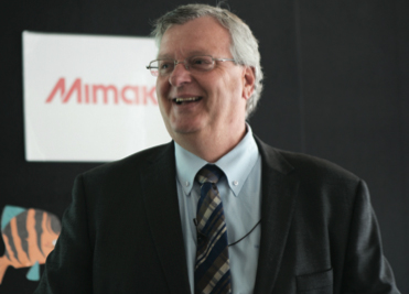 Mike Horsten, Mimaki’s European marketing manager, says he will be happy with 20% of the latex market.