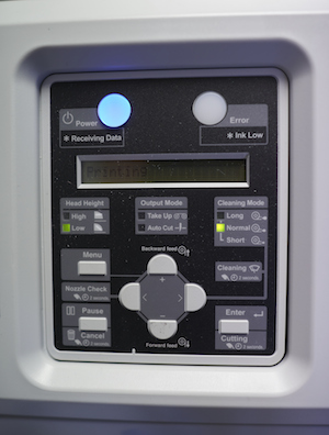 Mutoh VJ1638X  terminal interface