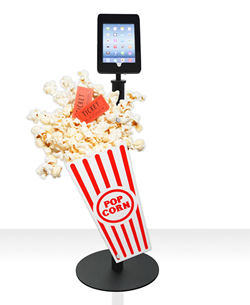 D - TECHNO pop corn foamboard graphic